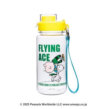 ドリンクボトル（M） ストラップ付 640ml クリア スヌーピー