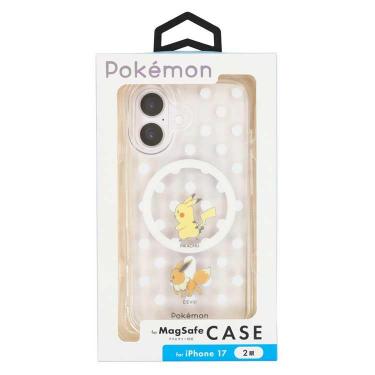 iPhone17用 MagSafeケース ポケットモンスター ピカチュウ&イーブイ