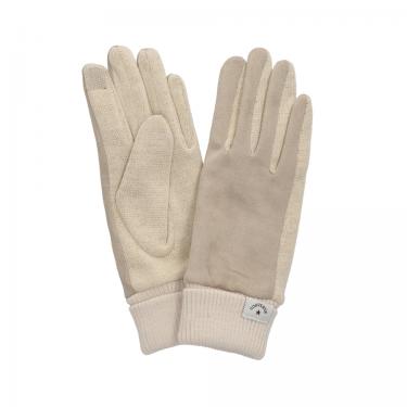 フェイクスエードグローブ アイボリー【ロフト限定】