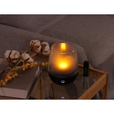 【超音波式】アロミストグラス 120ml ブラック