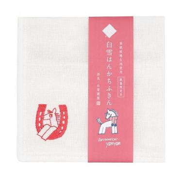 白雪はんかちふきん 30×30cm Horse