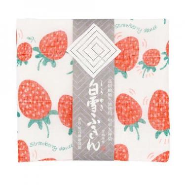 白雪友禅ふきん いちご 白雪ふきん