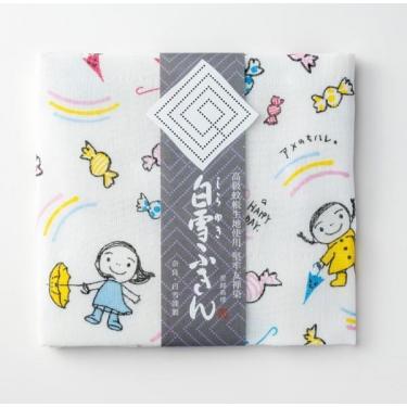 白雪友禅ふきん アメのちハレ