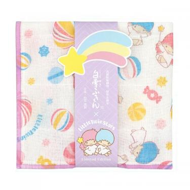 白雪友禅ふきん　３０×４０ｃｍ　リトルツインスターズ