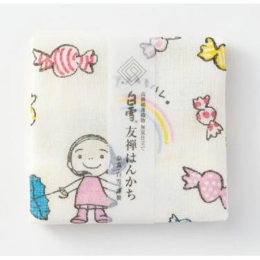 白雪友禅はんかち アメのちハレ