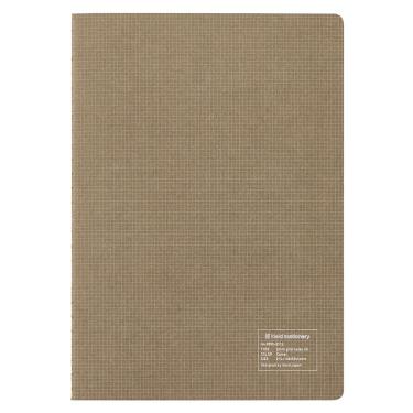 2mmグリッドノート A5 キャメル