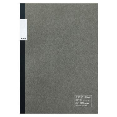 中村印刷所×kleid 2mmフラットノート A5 チャコール