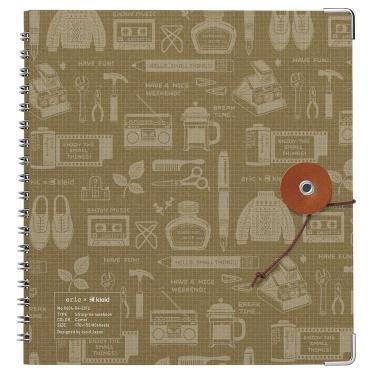 eric×kleid ストリングタイノート キャメル