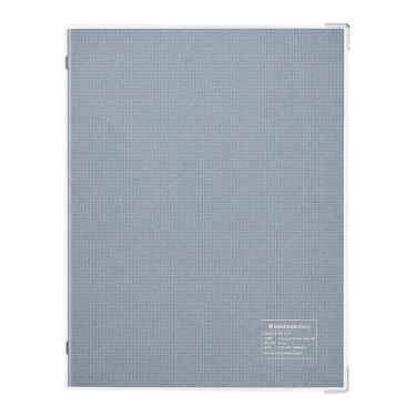 2mmグリッド バインダーノート A5 グレー