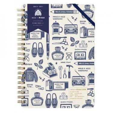 2025年12月始まり手帳 月間 B6 エリック ホワイト