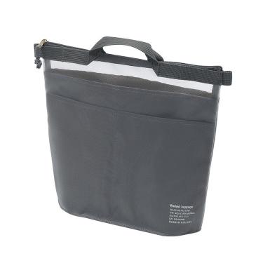 メッシュキャリーバッグインバッグ チャコール