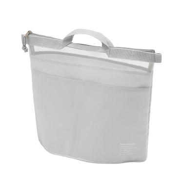 メッシュキャリーバッグインバッグ グレー