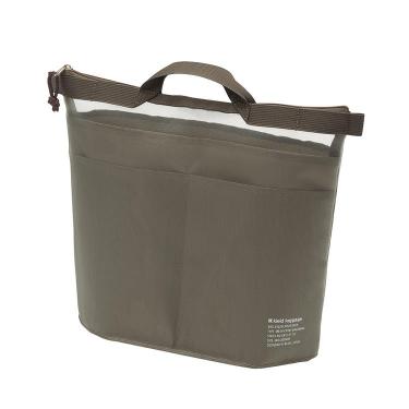 メッシュキャリーバッグインバッグ ブラウン