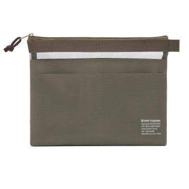 メッシュキャリーポーチ ブラウン