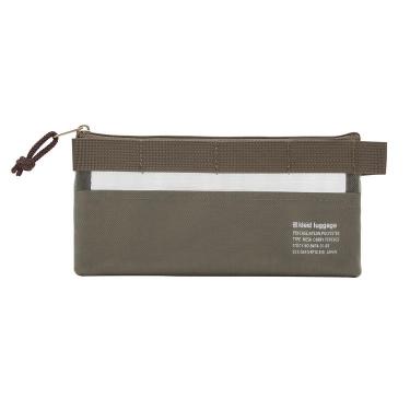 メッシュキャリーペンケース ブラウン