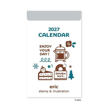 2027年1月始まりカレンダー 日めくり eric