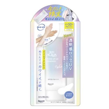 トーンアップUVエッセンス ホワイト クリアポーチ付【数量限定】