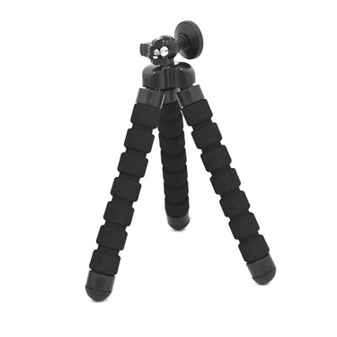 スマートフォン用 くねくね三脚 ブラック ラスタバナナ