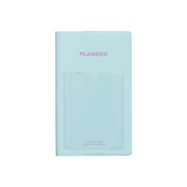 2025年10月始まり手帳 月間 B6 スリム シャイン ライトブルー
