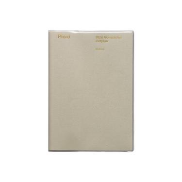 2025年10月始まり手帳 月間 B6 パピヨン アイボリー