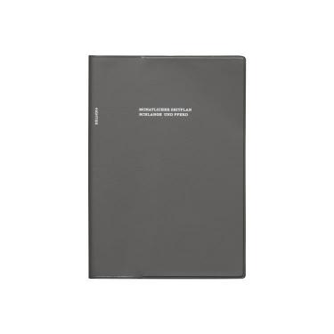 2025年10月始まり手帳 月間 B6 ティアクライス チャコールグレー