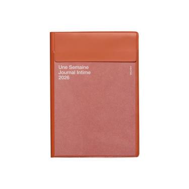 2025年10月始まり手帳 週間ブロック B6 イーリス オレンジ