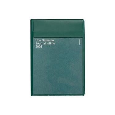 2025年10月始まり手帳 週間ブロック B6 イーリス グリーン