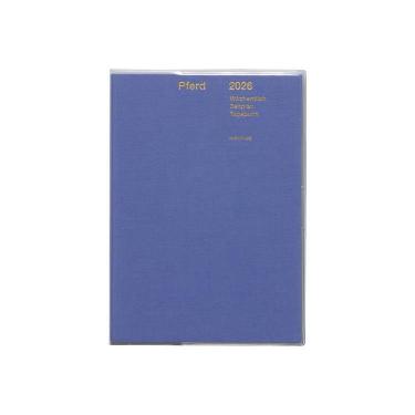 2025年10月始まり手帳 週間ブロック B6 パピヨン ブルー