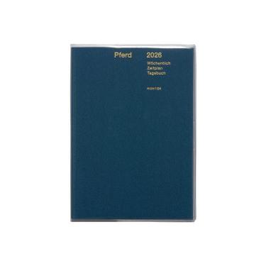 2025年10月始まり手帳 週間ブロック B6 パピヨン ブルーグリーン