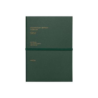 2025年10月始まり手帳 週間ブロック B6 ヴェルター グリーン