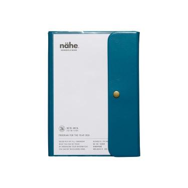 2025年12月始まり手帳 週間バーチカル B6 ネーエ ブルー