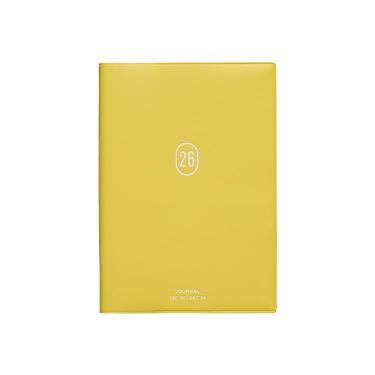 2025年12月始まり手帳 週間バーチカル B6 キャストン イエロー