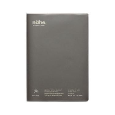 2025年12月始まり手帳 週間バーチカル A5 ネーエ グレー