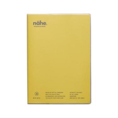 2025年12月始まり手帳 週間バーチカル A5 ネーエ イエロー