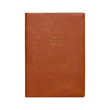 2025年12月始まり手帳 週間バーチカル A5 クラシック ブラウン