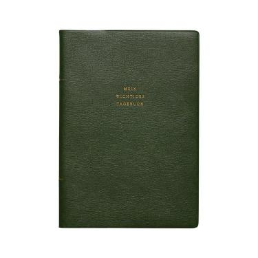 2025年12月始まり手帳 週間バーチカル A5 クラシック グリーン