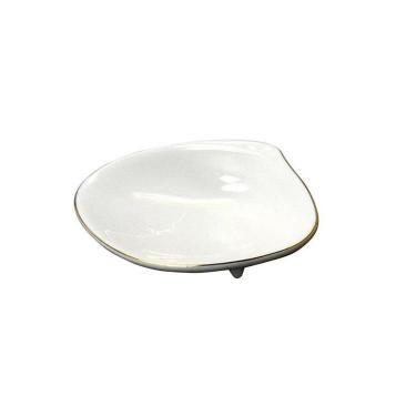 ハマグリ 金縁珍味小皿 大