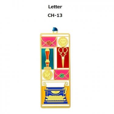 ステンドグラス風ブックマーク Letter