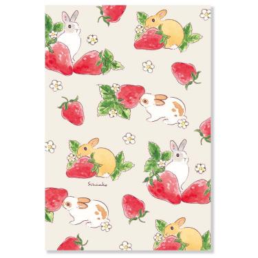 ◇オーダー用◇ダイカット 可愛い いちごハウス メッセージカード