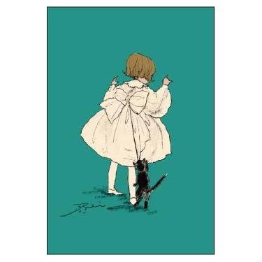 ポストカード イラスト ポストカード くらはしれい じゃれあい: ステーショナリー