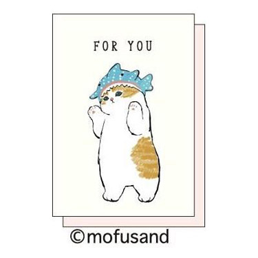 多目的カード モフサンド サメにゃん