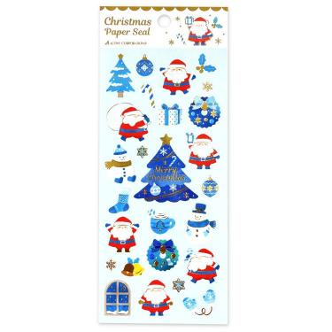 クリスマスペーパーシール サンタ クリスマス