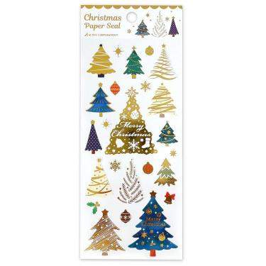 クリスマスペーパーシール クリスマスツリー