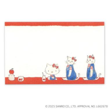 ミニメッセージカード トコロコムギ×サンリオキャラクターズ キティちゃんに憧れて