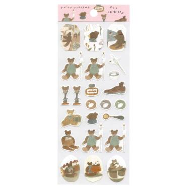 コットンペーパーシール トビマツショウイチロウ クマ倶楽部