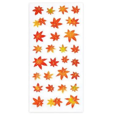 和風シール 秋いろ 紅葉