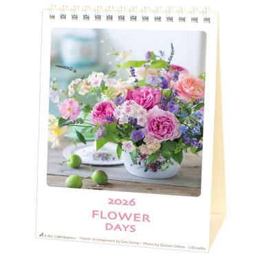 2026年1月始まりカレンダー 卓上 FLOWERDAYS