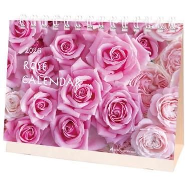 2026年1月始まりカレンダー 卓上 ローズカレンダー