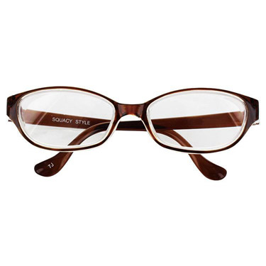 花粉対策メガネ スカッシー スタイル レギュラー ブラウン