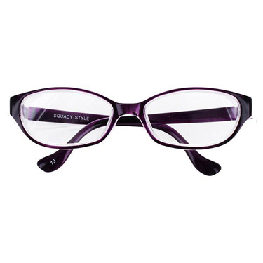 花粉対策メガネ スカッシー スタイル レギュラー パープル